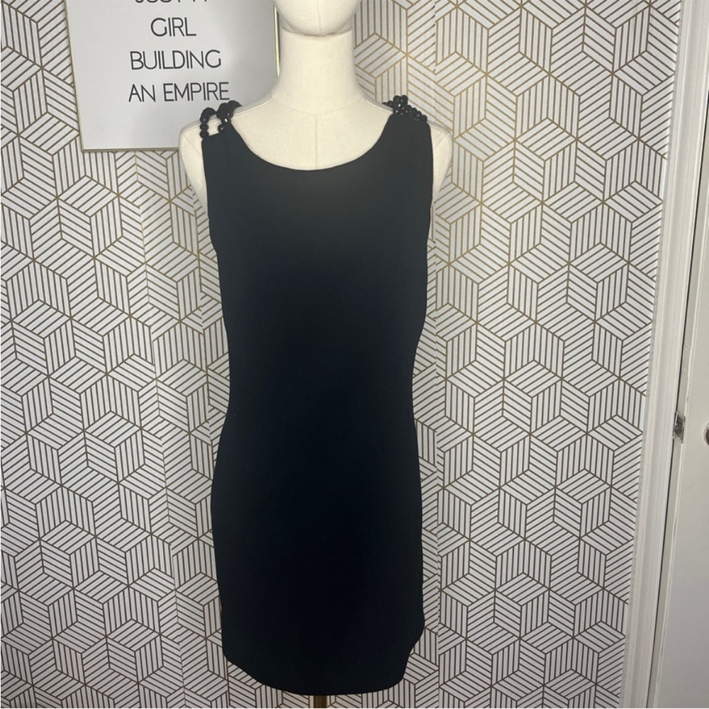 Vintage Bill Blass Evening Dress beaded detail back